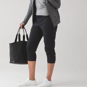Lululemon Black Dance Studio Cropped Joggers